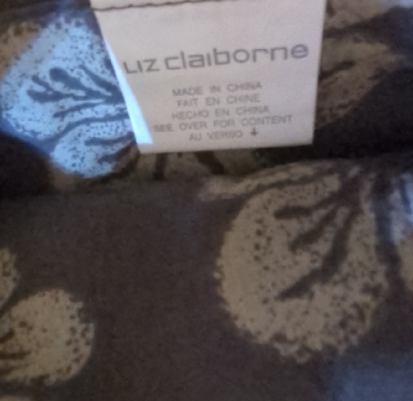 Blue and Brown Weave Shoulder Bag By Liz Claiborne - Picture 8 of 15